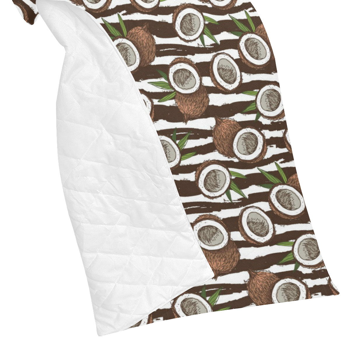 Coconut Pattern Print Design CN04 Premium Quilt