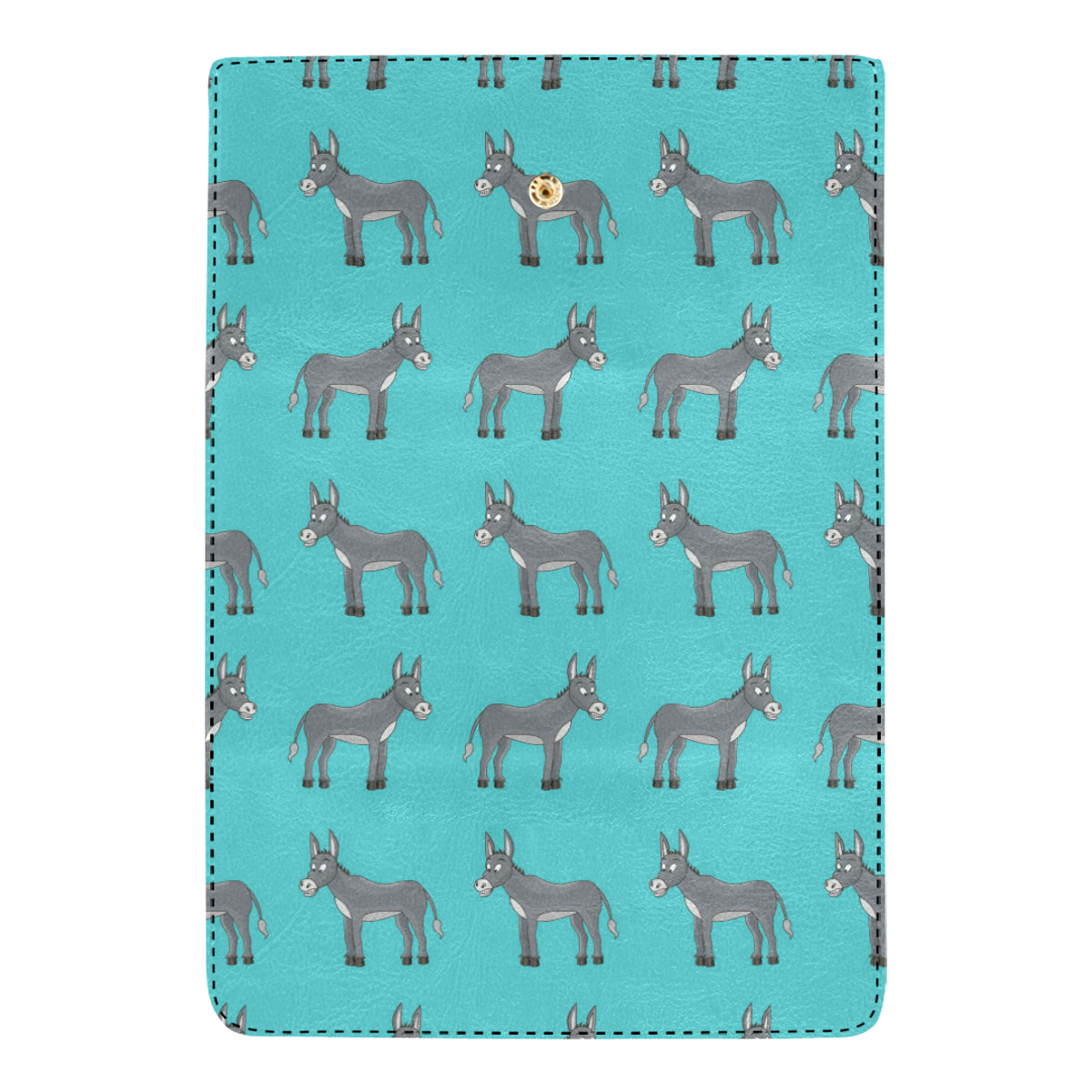 Donkey Pattern Print Design 01 Women's Trifold Wallet