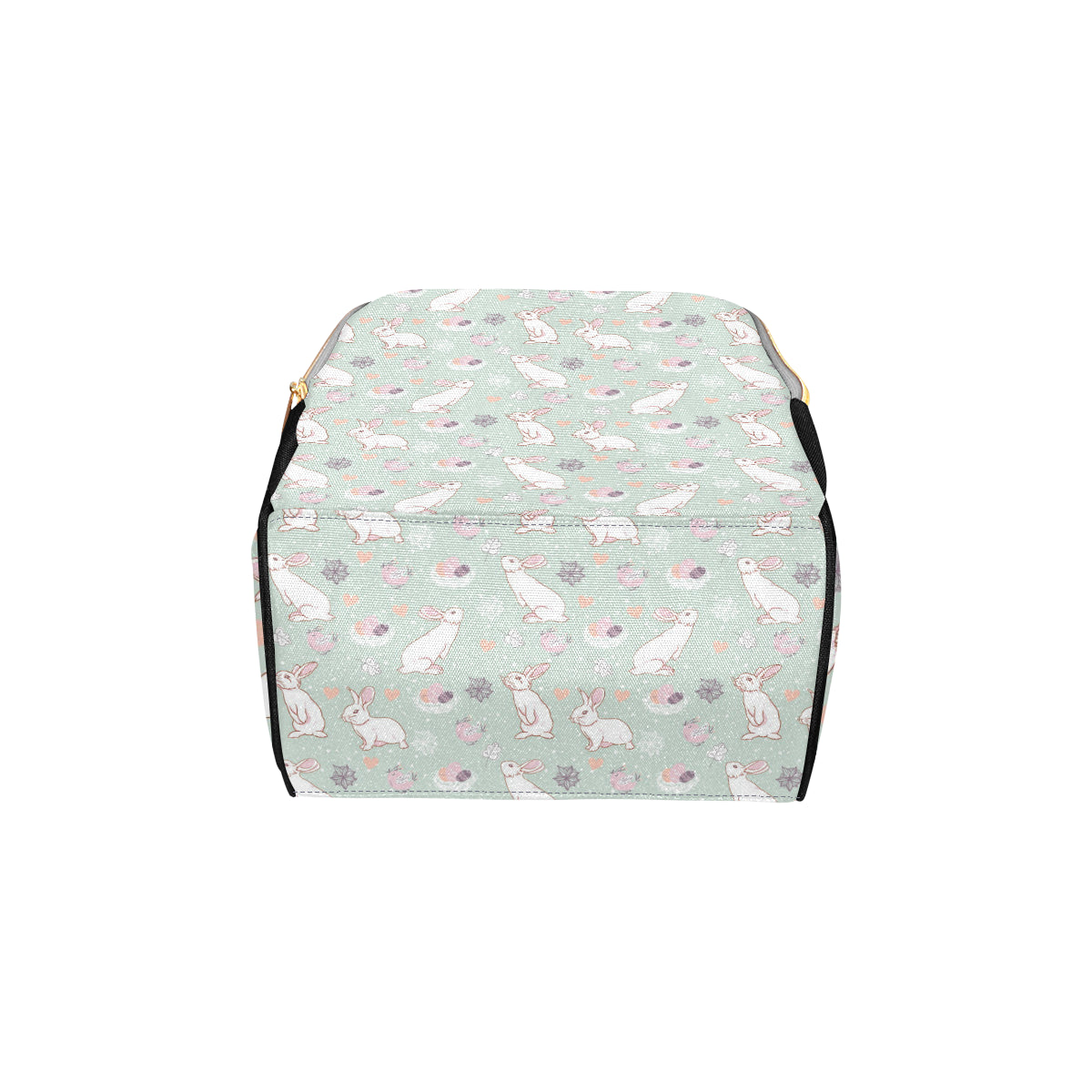 Rabbit Pattern Print Design RB011 Diaper Bag Backpack