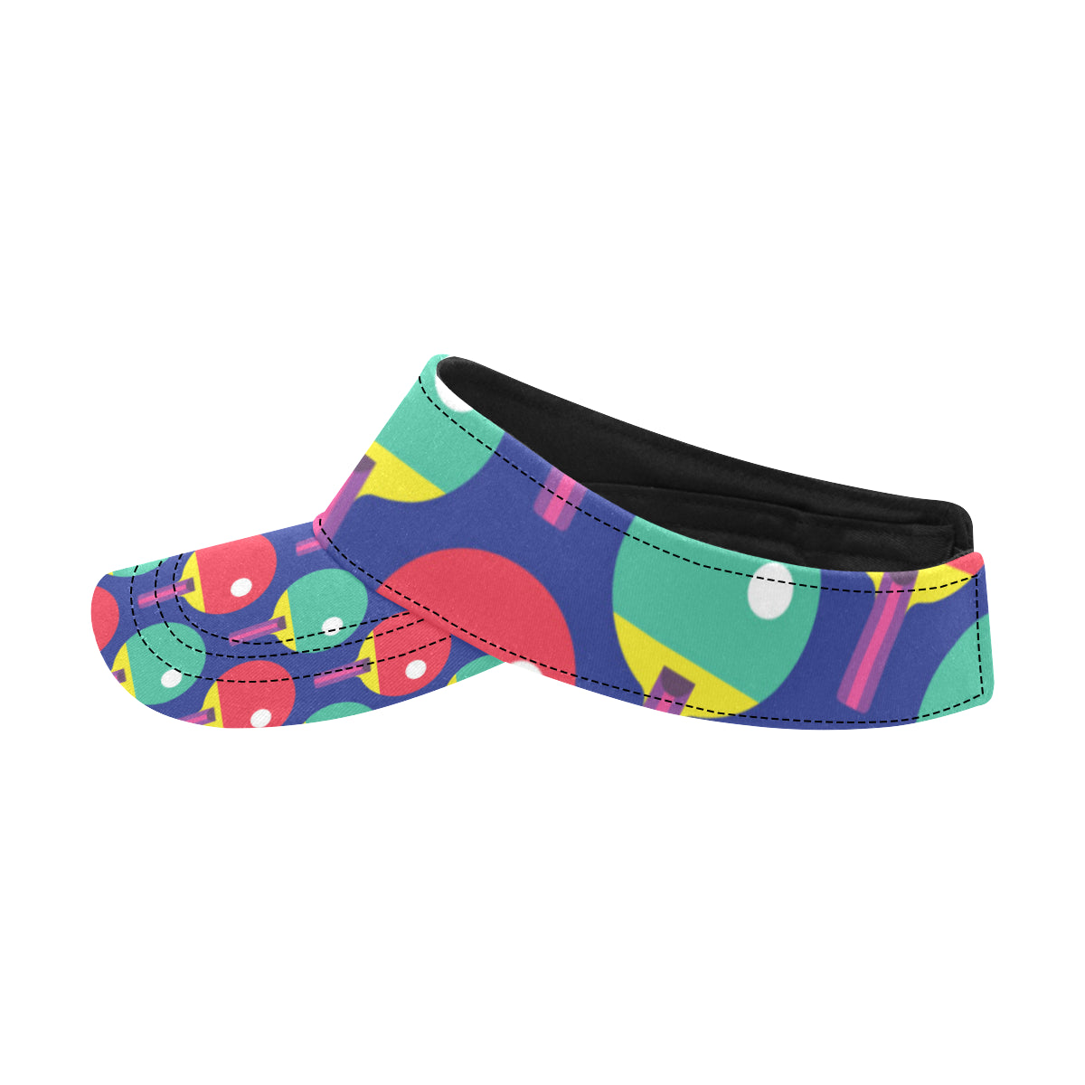 Ping Pong Pattern Print Design A03 Unisex Sun Visor
