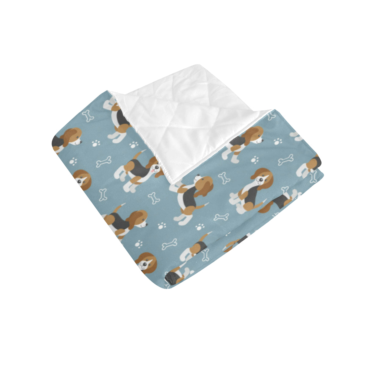 Beagle Pattern Print Design 02 Premium Quilt