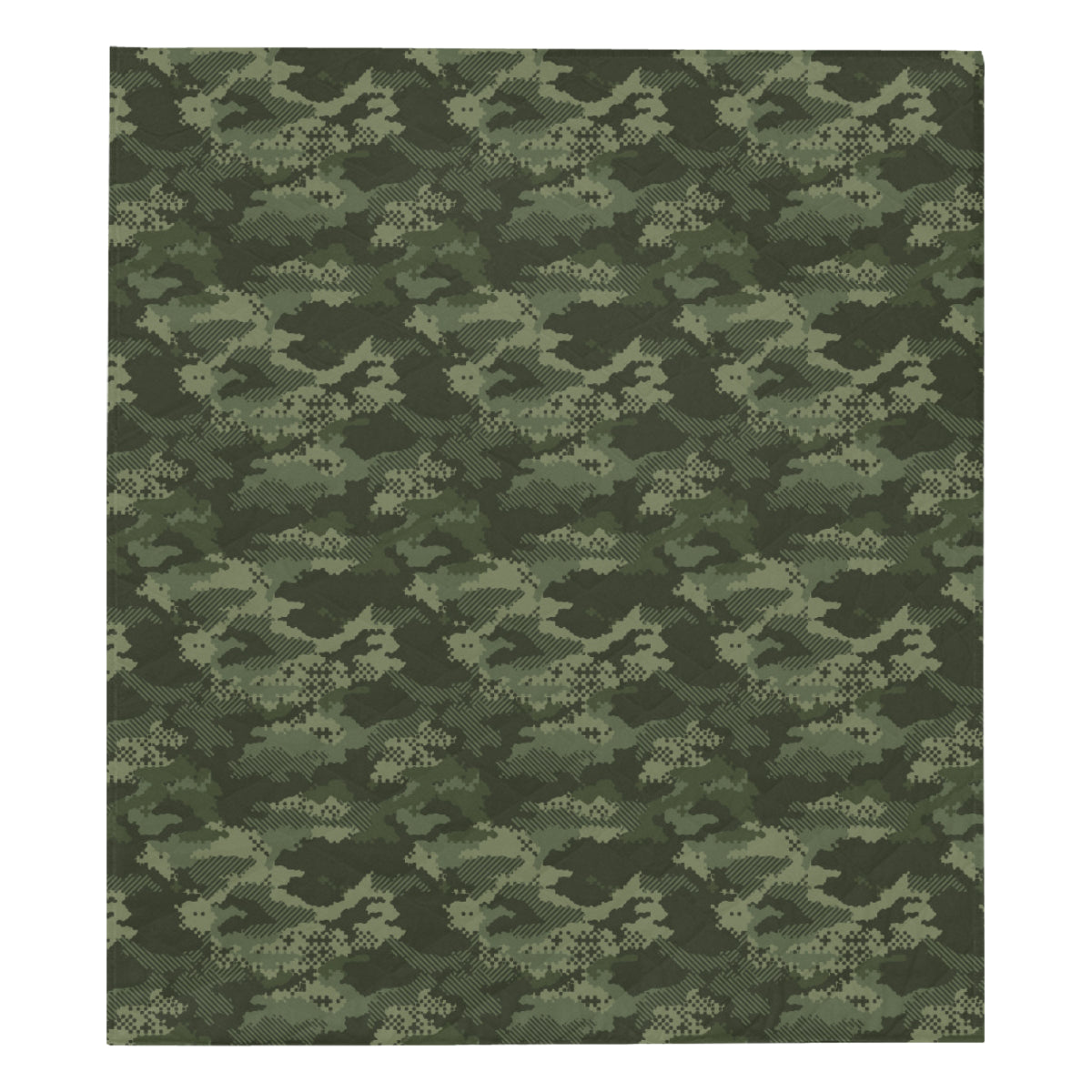 Army Camouflage Pattern Print Design 02 Premium Quilt