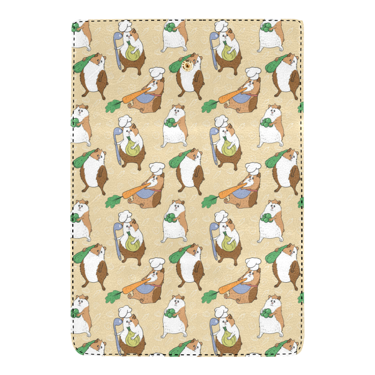 Guinea Pig Pattern Print Design 03 Women's Trifold Wallet