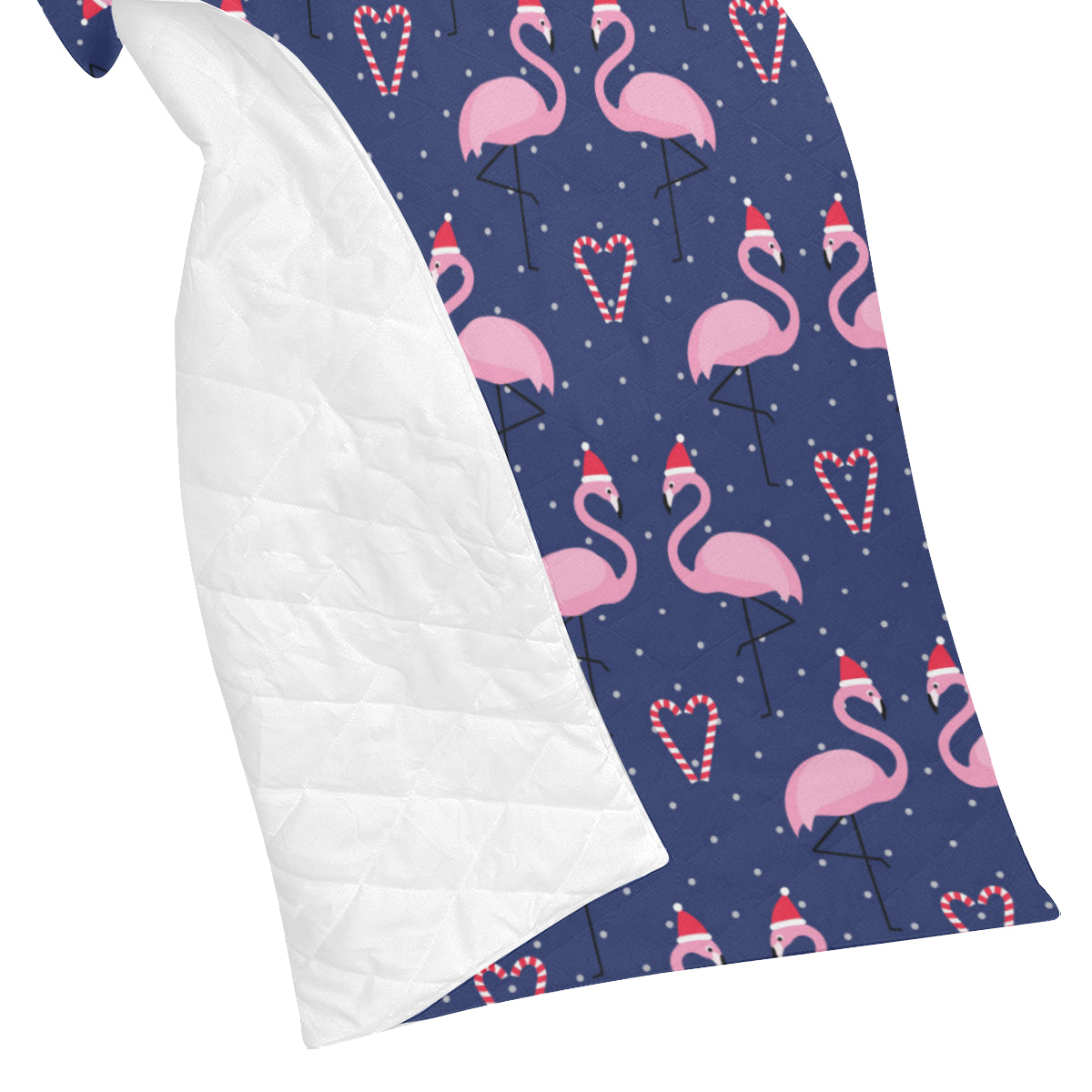 Flamingo Christmas Premium Quilt