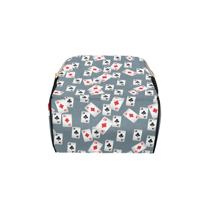 Poker Cards Pattern Print Design A05 Diaper Bag Backpack