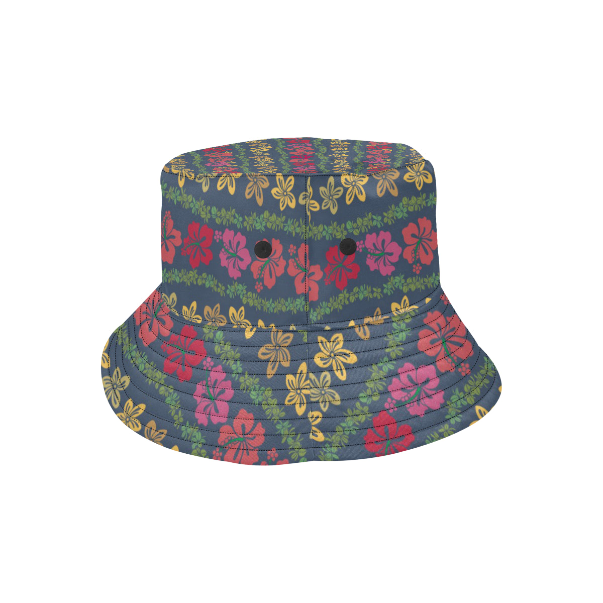 Hawaiian Themed Pattern Print Design H018 Unisex Bucket Hat