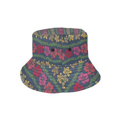 Hawaiian Themed Pattern Print Design H018 Unisex Bucket Hat