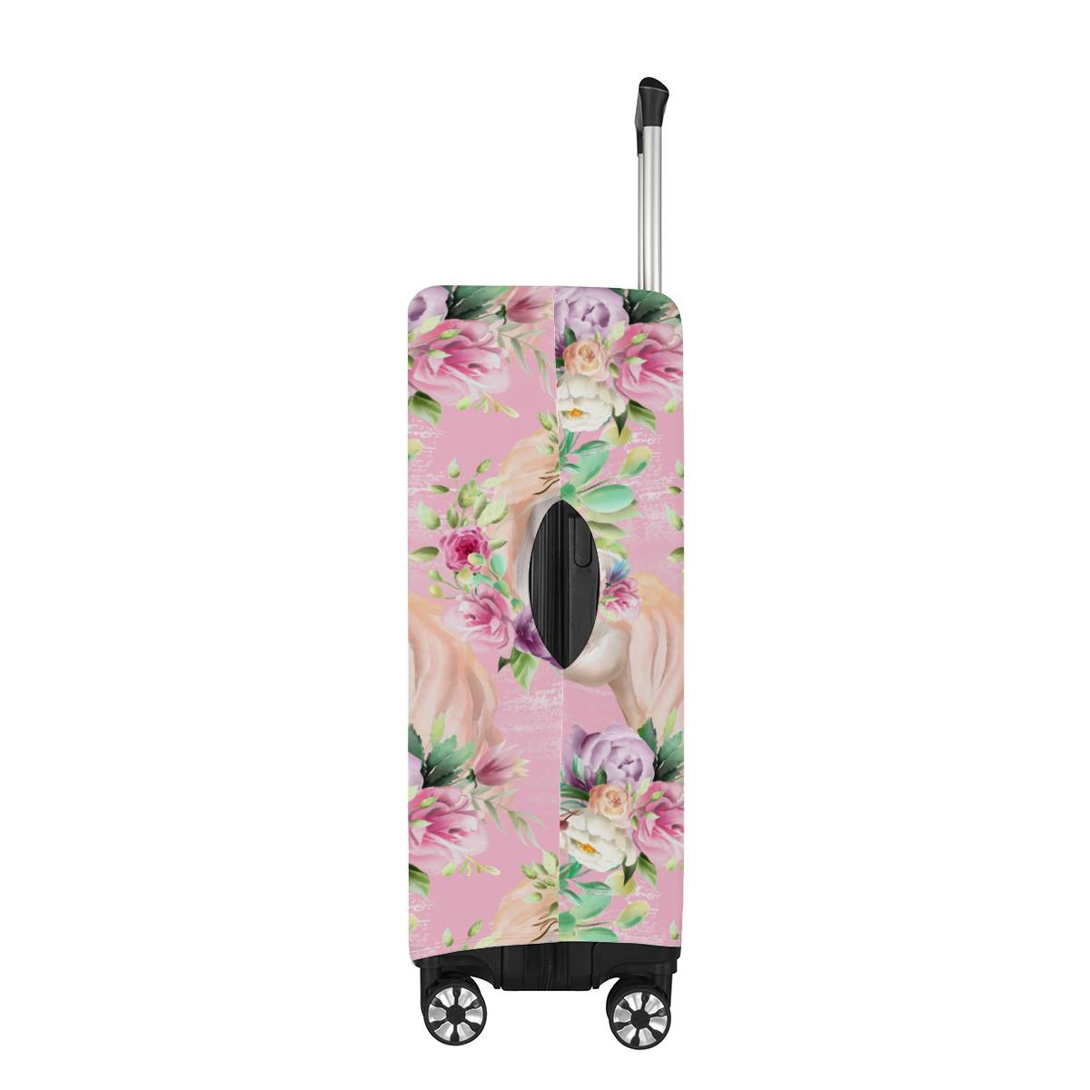 Unicorn Princess With Rose Luggage Cover