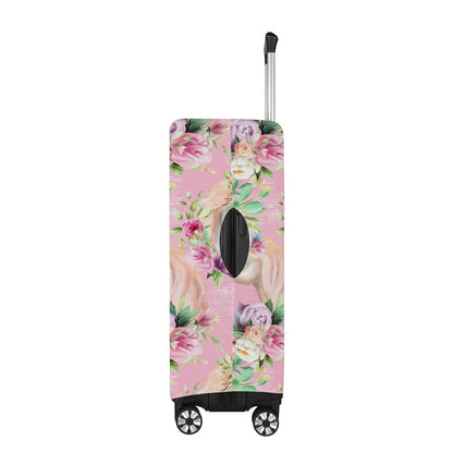 Unicorn Princess With Rose Luggage Cover