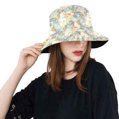 Summer Floral Print Design LKS302 Unisex Bucket Hat