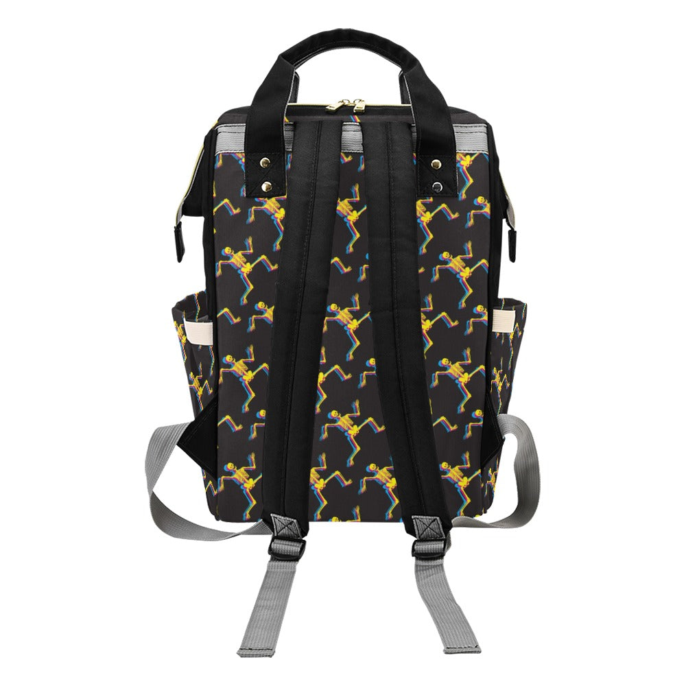 Skeleton Skeleton 3D Print Design LKS301 Diaper Bag Backpack