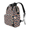 Salmon Steak Print Design LKS306 Diaper Bag Backpack