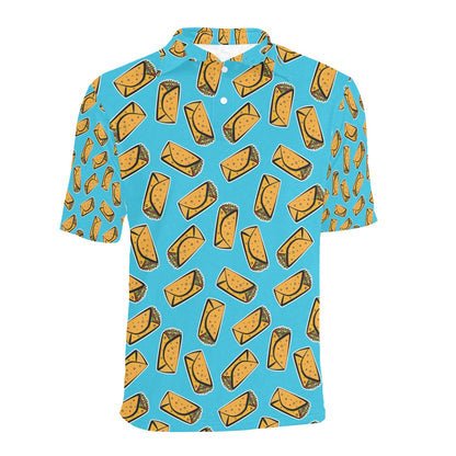 Burrito Print Design LKS301 Men Polo Shirt