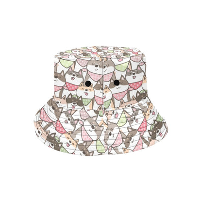 Shiba Inu Print Design LKS305 Unisex Bucket Hat
