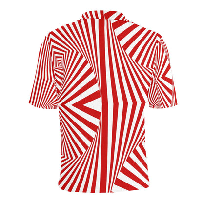 Vortex Print Design LKS304 Men Polo Shirt