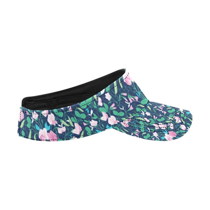 Sweet Pea Print Design LKS303 Unisex Sun Visor