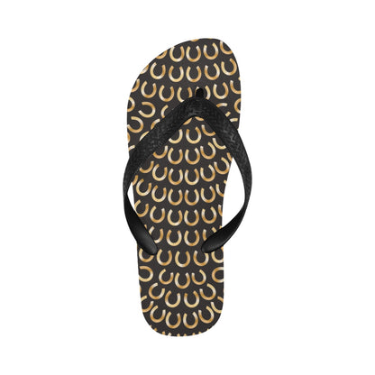 Horseshoe Print Design LKS304 Flip Flops