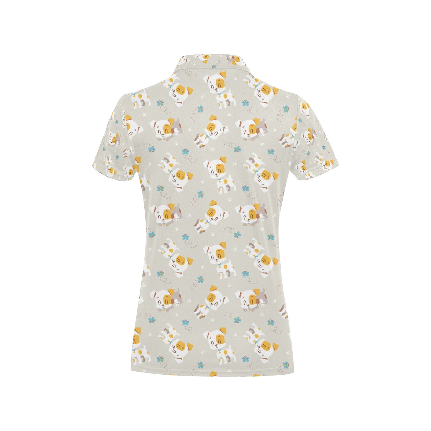 Russell Terriers Print Design LKS306 Women's Polo Shirt