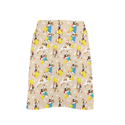 Russell Terriers Cute Print Design LKS304 17" Golf & Pickleball Skort with Pockets