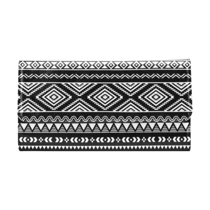 Tribal Pattern Print Design LKS301 Women's Trifold Wallet