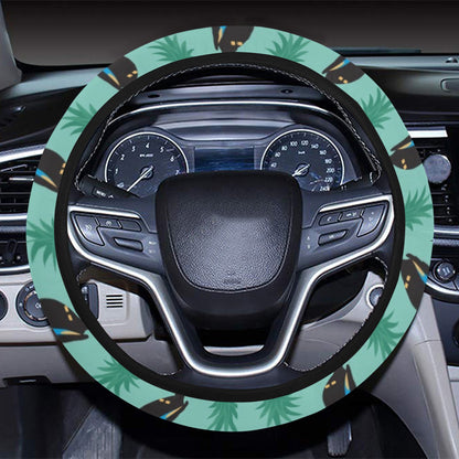 Toucan Print Design LKS301 Steering Wheel Cover with Elastic Edge