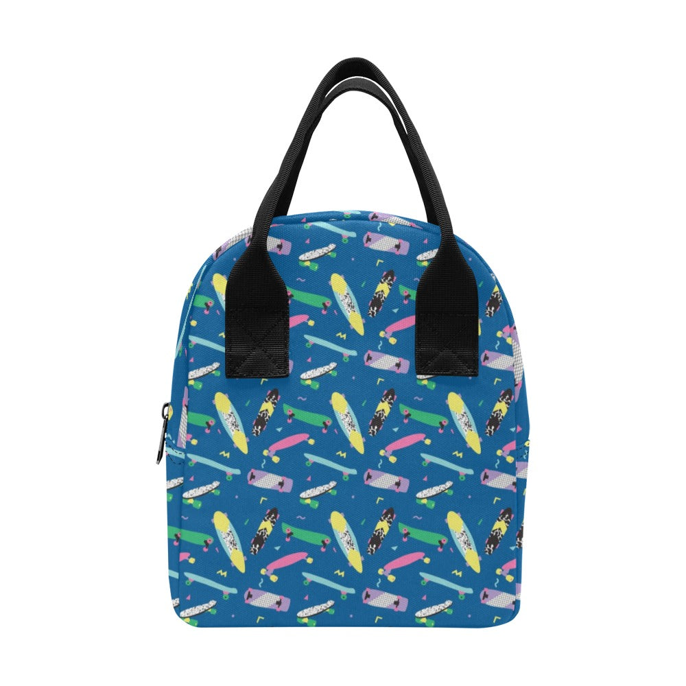 Skateboard Print Design LKS302 Insulated Lunch Bag