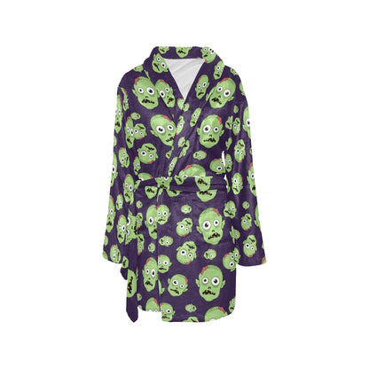 Zombie Print Design LKS303 Women's Fleece Robe