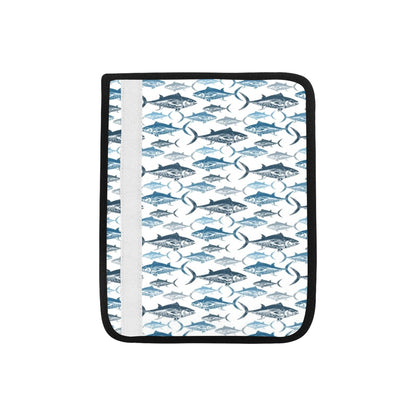 Tuna Fish Print Design LKS303 Car Seat Belt Cover