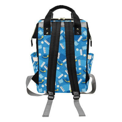 Accordion Print Design LKS401 Diaper Bag Backpack