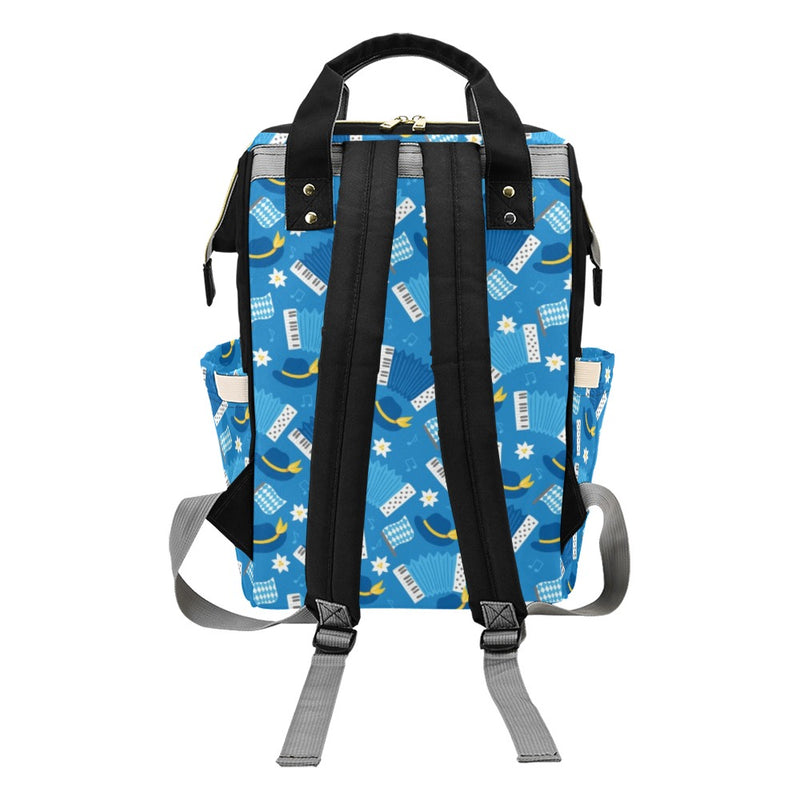 Accordion Print Design LKS401 Diaper Bag Backpack