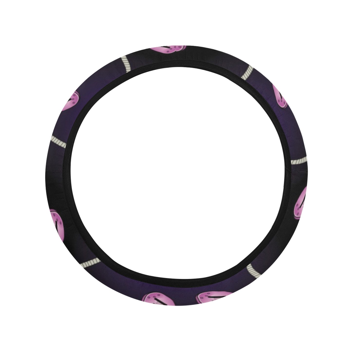Electric Guitar Print Design LKS405 Steering Wheel Cover with Elastic Edge