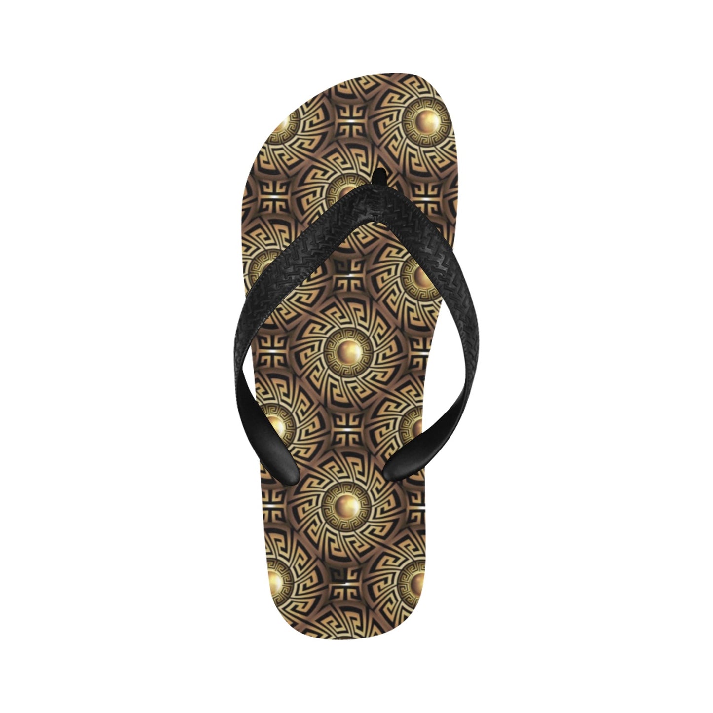 Ancient Greek Print Design LKS3012 Flip Flops
