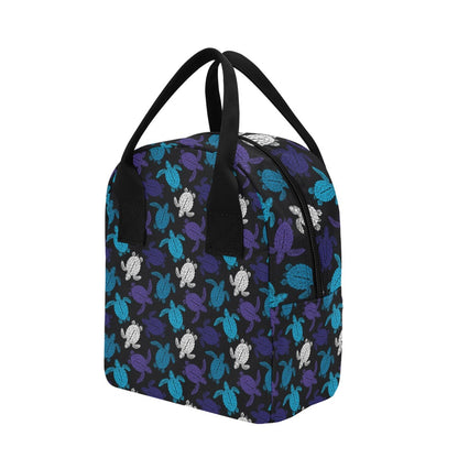 Sea Turtle Print Design LKS306 Insulated Lunch Bag
