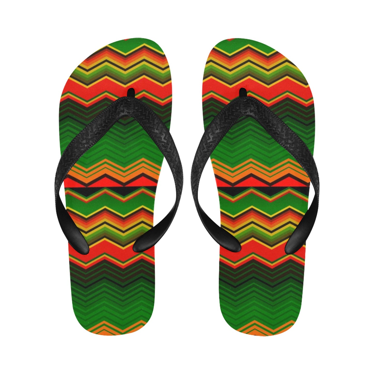 Serape Print Design LKS306 Flip Flops