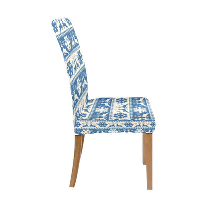 Reindeer Print Design LKS401 Dining Chair Slipcover