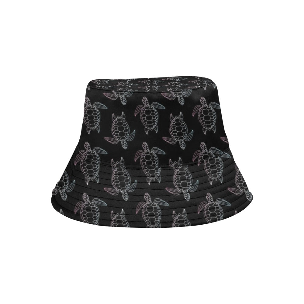 Sea Turtle Print Design LKS3012 Unisex Bucket Hat
