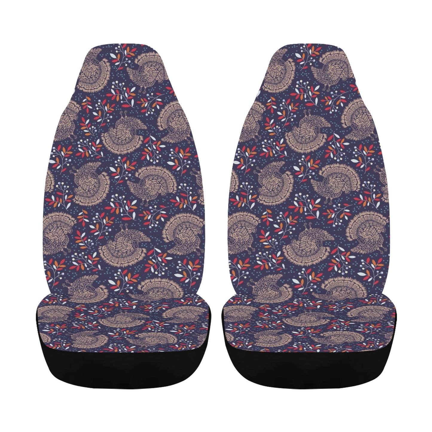 Turkey Print Design LKS401 Car Seat Covers