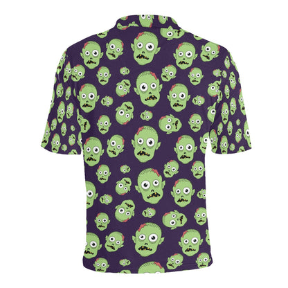 Zombie Print Design LKS303 Men Polo Shirt