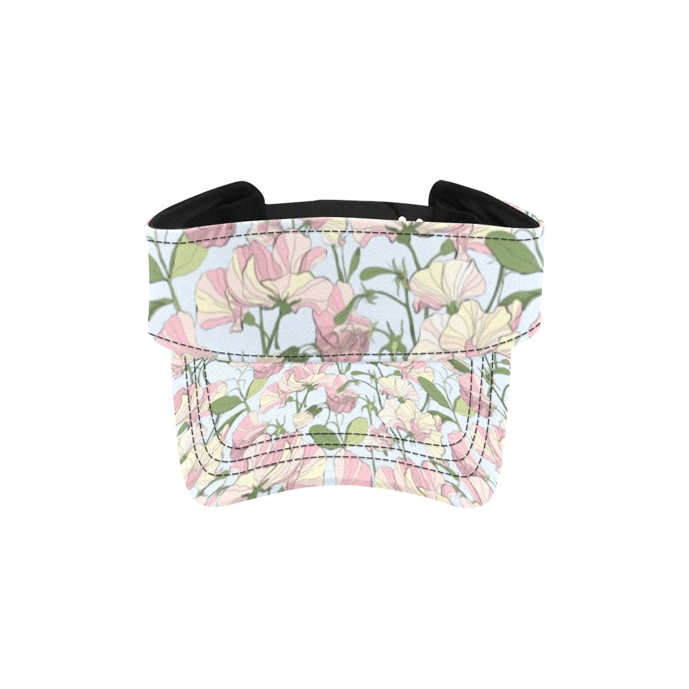 Sweet Pea Print Design LKS304 Unisex Sun Visor