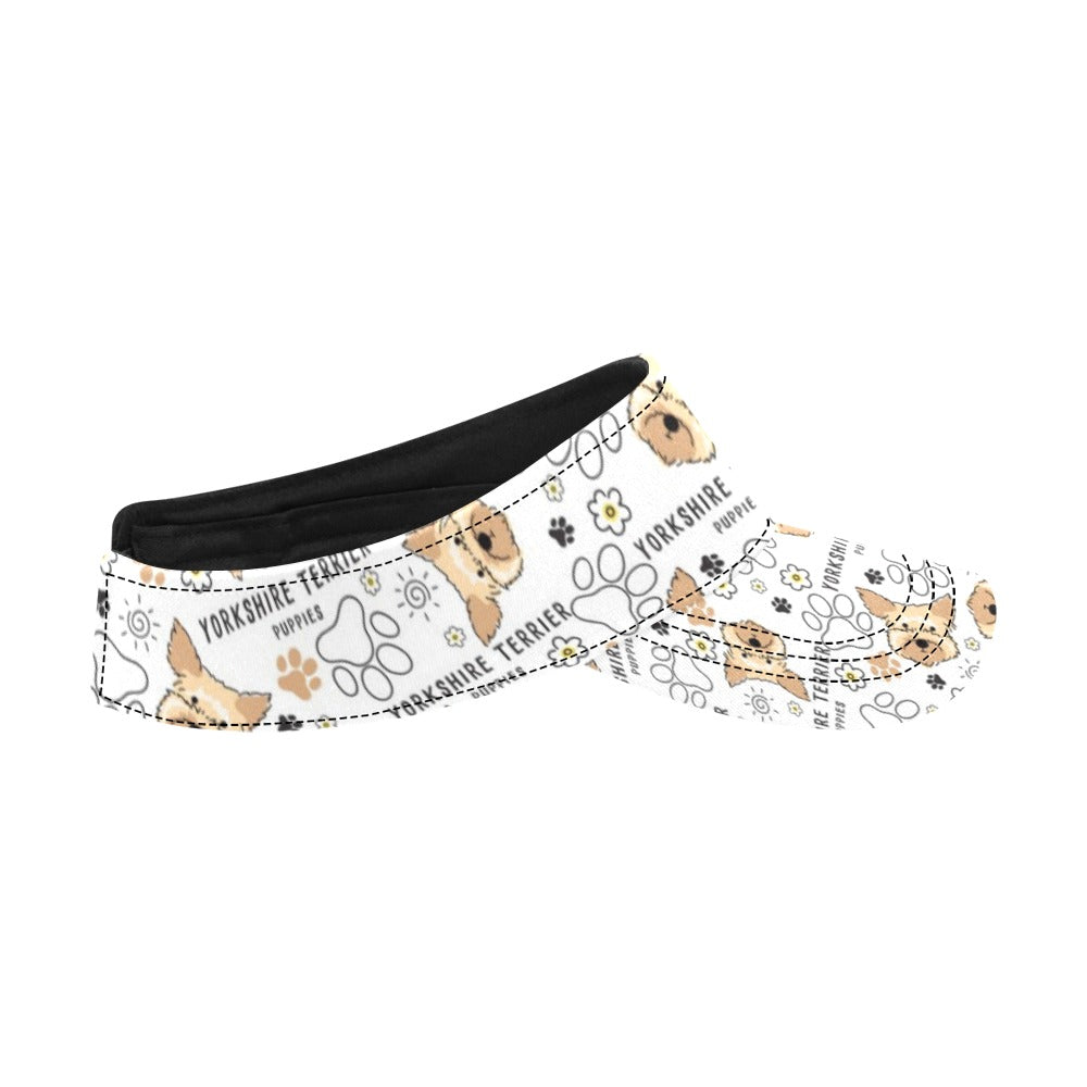 Yorkshire Terriers Print Design LKS308 Unisex Sun Visor