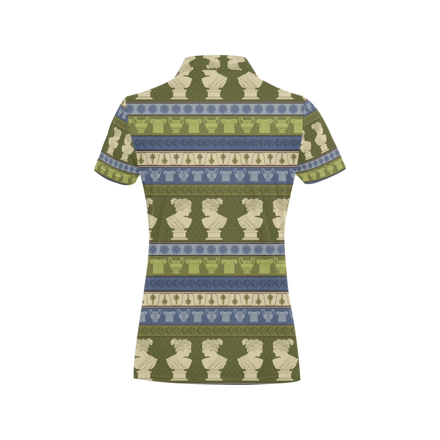 Ancient Greek Statue Print Design LKS301 Women's Polo Shirt