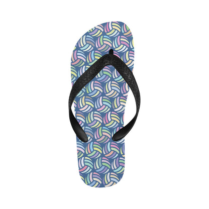Volleyball Print Design LKS301 Flip Flops