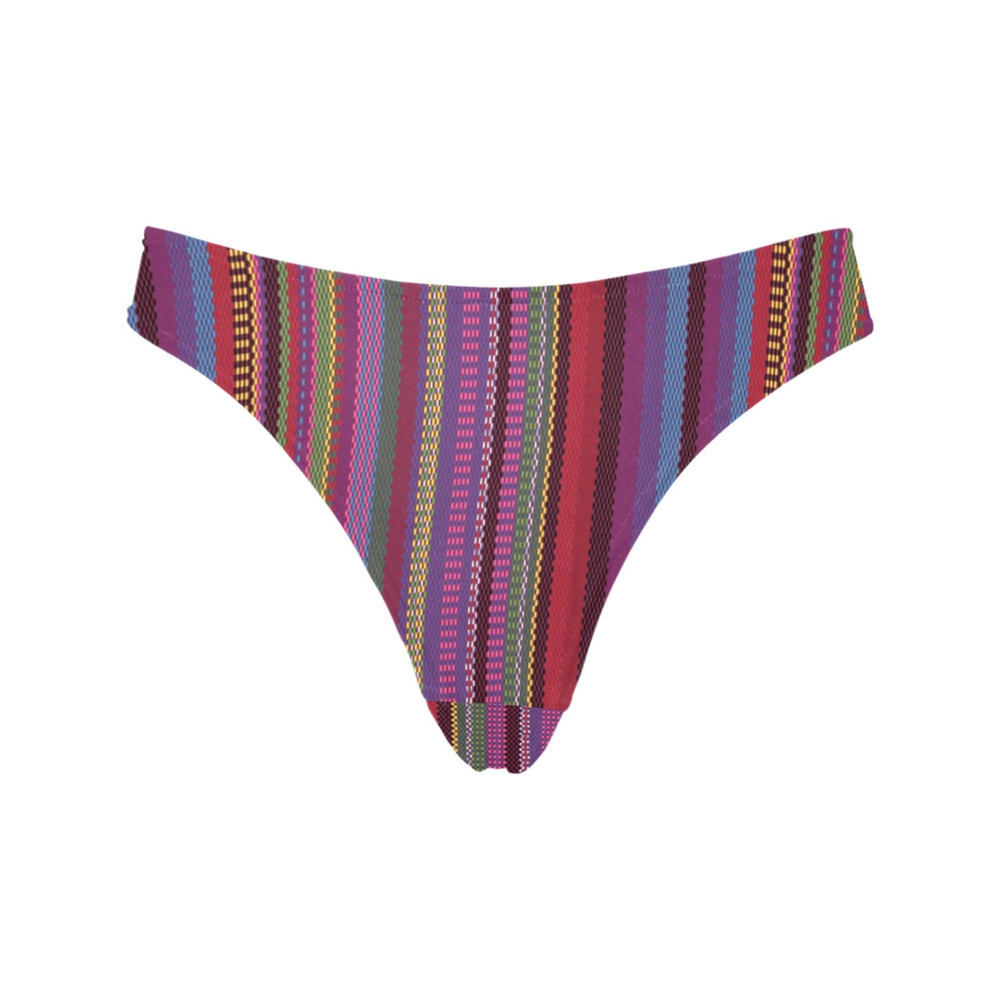 Serape Stripe Print Women's Thongs