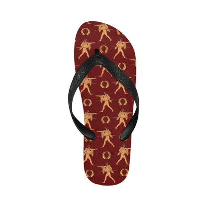Ancient Greek Print Design LKS307 Flip Flops