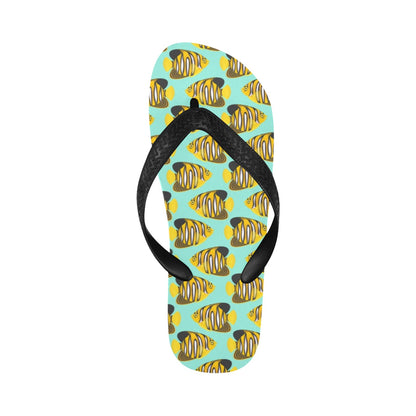 Angelfish Print Design LKS402 Flip Flops