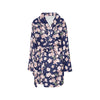 Sakura Print Design LKS301 Women's Fleece Robe