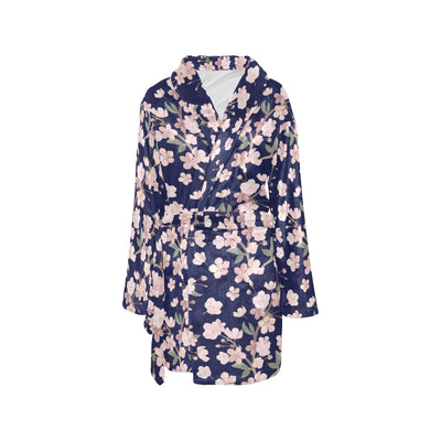 Sakura Print Design LKS301 Women's Fleece Robe