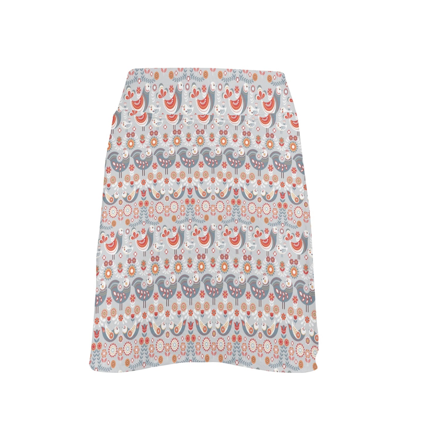 Swedish Nordic Design Print 17" Golf & Pickleball Skort with Pockets