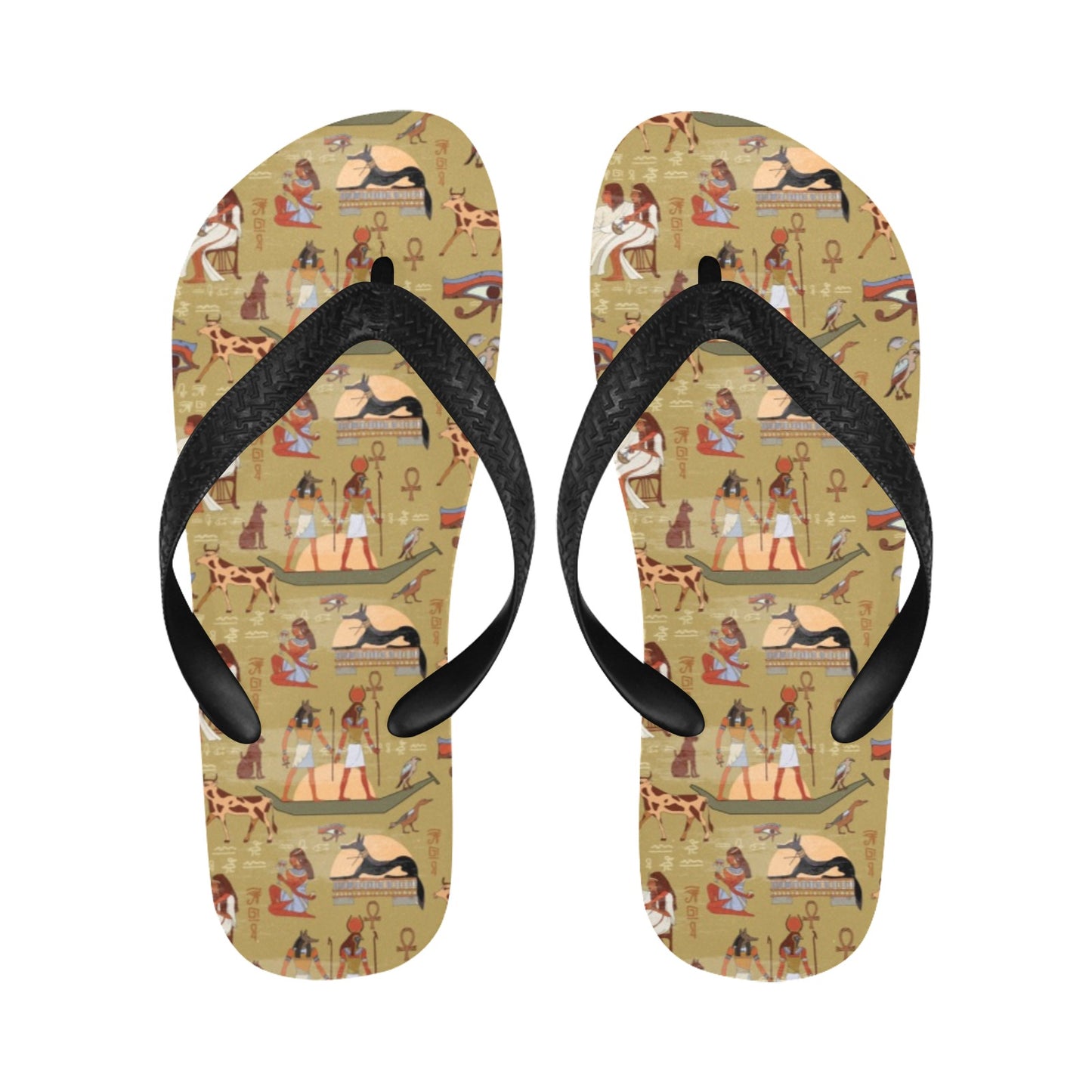 Ancient Greek Classic Pattern Design LKS305 Flip Flops