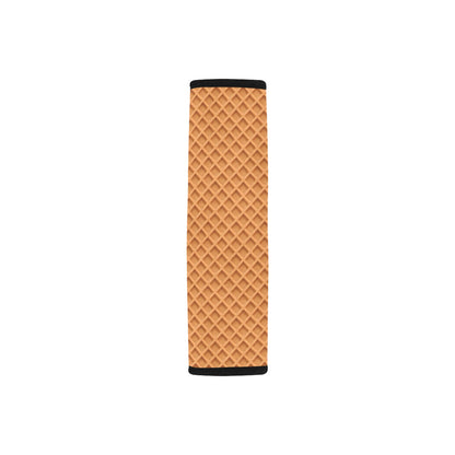 Waffle Texture Print Design LKS301 Car Seat Belt Cover